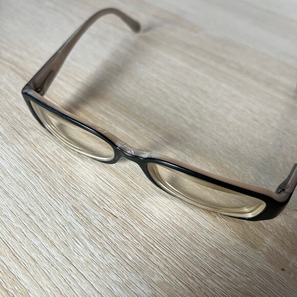 Chanel 3091 c.851 Eyeglasses Black Pink Cream PARTS ONLY 53-16-135 - Picture 10 of 11